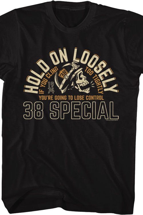 Front & Back Hold On Loosely 38 Special T-Shirt