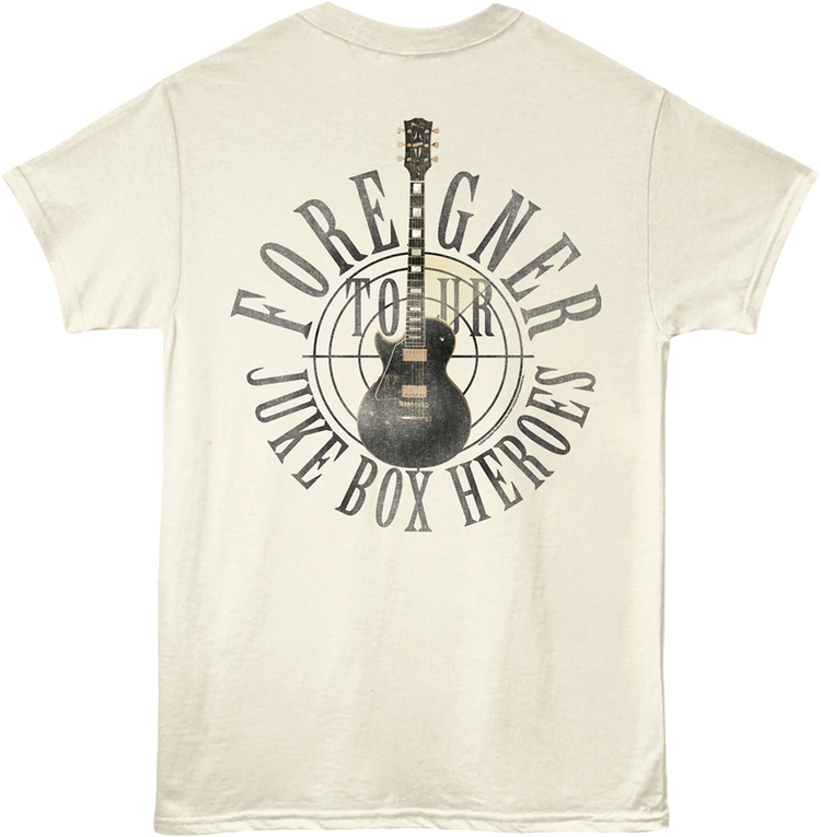 Front & Back Juke Box Heroes Foreigner T-Shirt