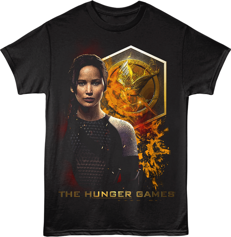 Front & Back Katniss Everdeen Hunger Games T-Shirt