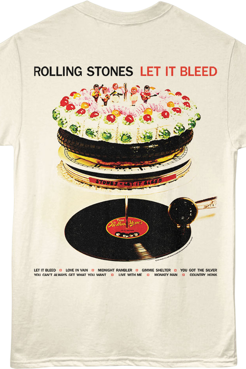 Front & Back Let It Bleed Rolling Stones T-Shirt