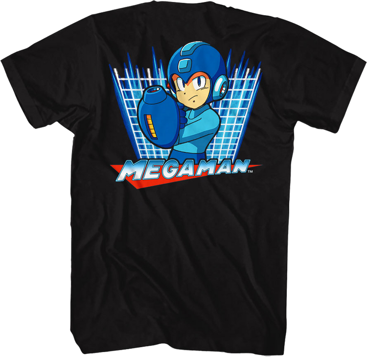 Front & Back Mega Man T-Shirt