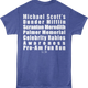 Front & Back Michael Scott's Fun Run The Office T-Shirt thumbnail