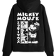 Front & Back Mickey Mouse Japanese Text Disney Hoodie thumbnail
