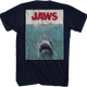 Front & Back Movie Poster Jaws T-Shirt thumbnail
