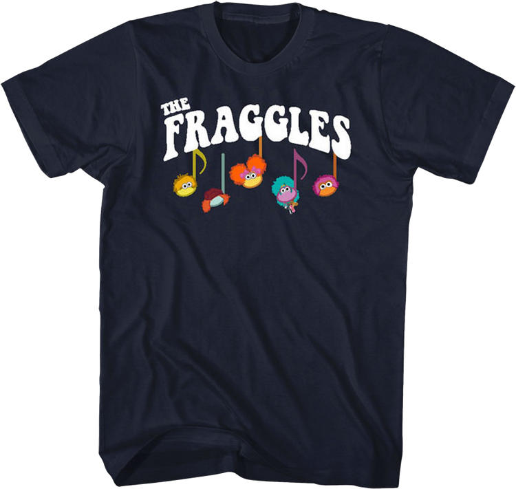 Front & Back Music Notes Fraggle Rock T-Shirt