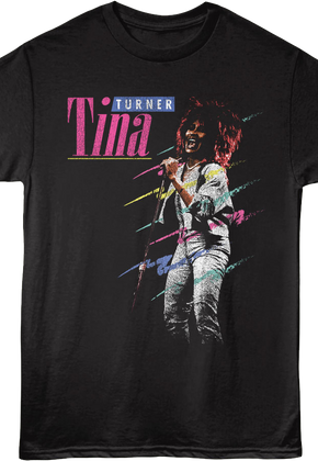 Front & Back Private Dancer Tour Tina Turner T-Shirt