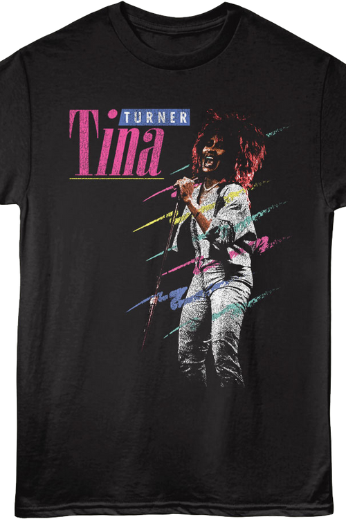 Front & Back Private Dancer Tour Tina Turner T-Shirt