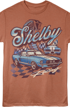 Front & Back Racing Collage Shelby T-Shirt
