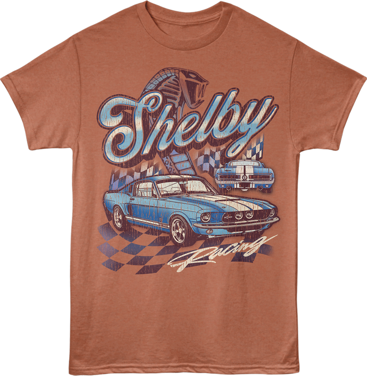 Front & Back Racing Collage Shelby T-Shirt