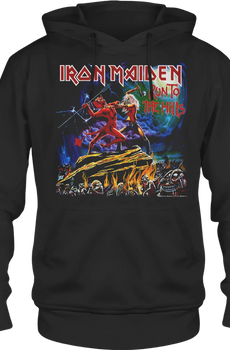 Front & Back Run To The Hills Iron Maiden Hoodie
