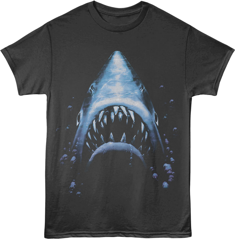 Front & Back You'll Never Go In The Water Again Jaws T-Shirt
