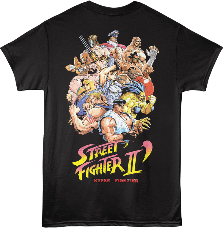 Front & Back Street Fighter II T-Shirt