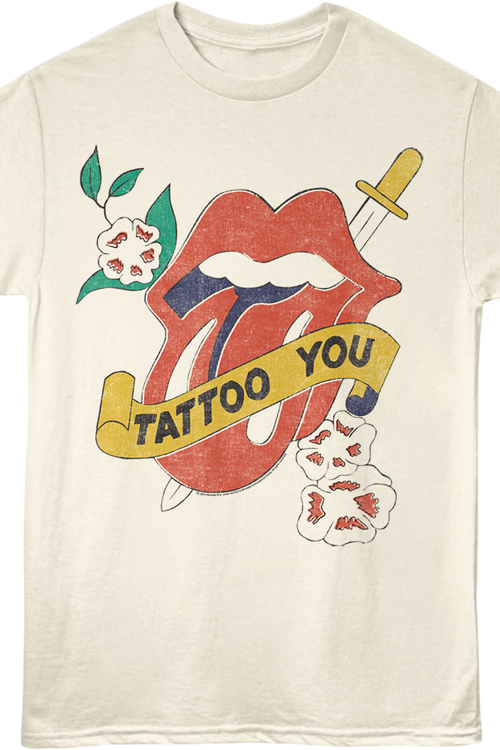 Front & Back Tattoo You Candlestick Park Rolling Stones T-Shirt