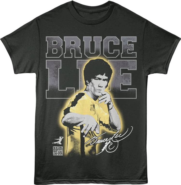 Front & Back The Dragon Bruce Lee T-Shirt