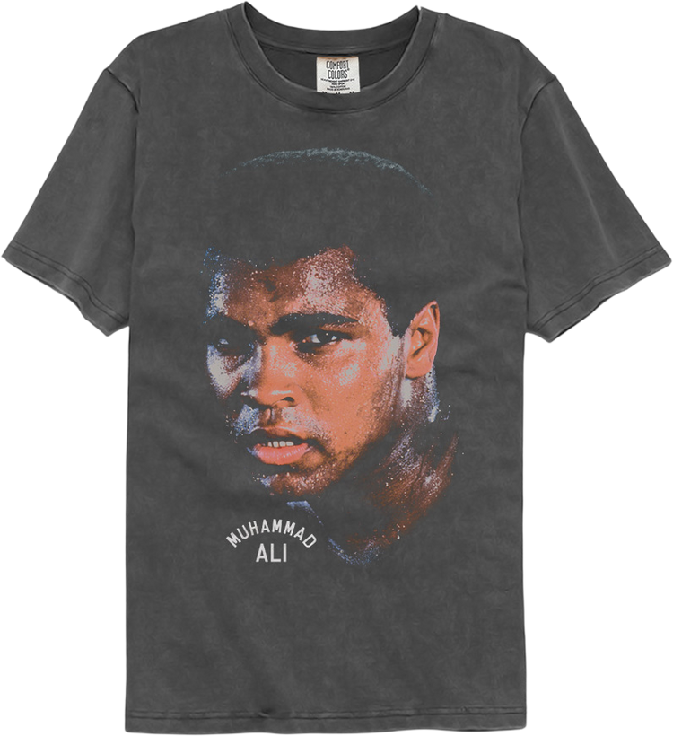 Front & Back The Greatest Muhammad Ali Comfort Colors Brand T-Shirt