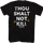 Front & Back Thou Shalt Not Kill Candyman T-Shirt