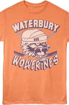 Front & Back Waterbury Wolverines Happy Gilmore T-Shirt