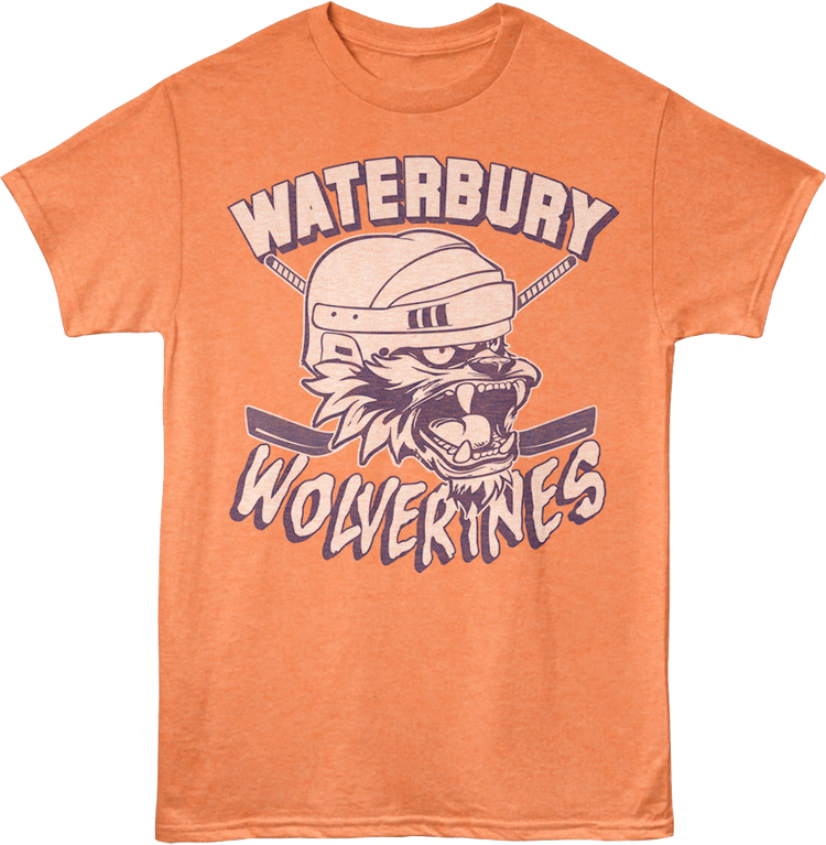 Front & Back Waterbury Wolverines Happy Gilmore T-Shirt
