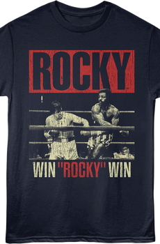 Front & Back Win Rocky T-Shirt