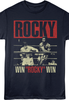 Front & Back Win Rocky T-Shirt