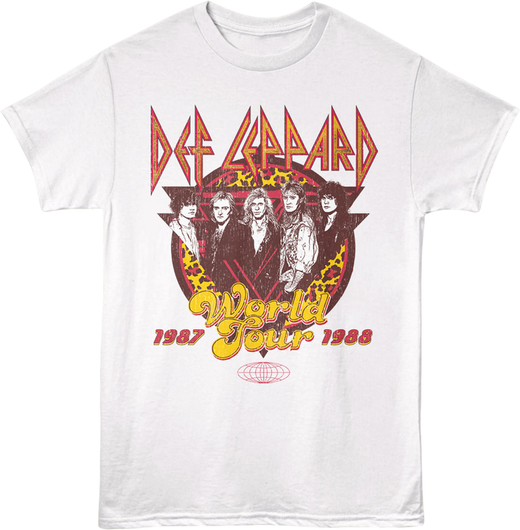 Front & Back World Tour 1987-1988 Def Leppard T-Shirt