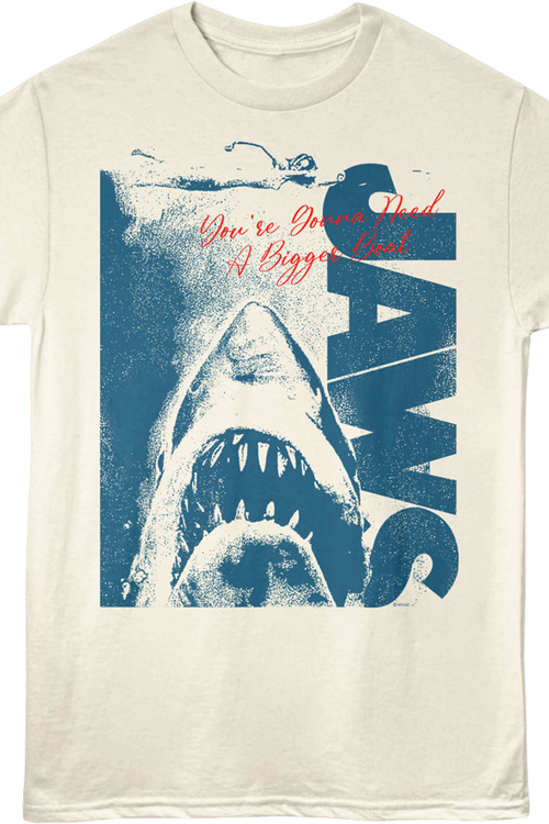 Front & Back Gonna Need A Bigger Boat Jaws T-Shirt