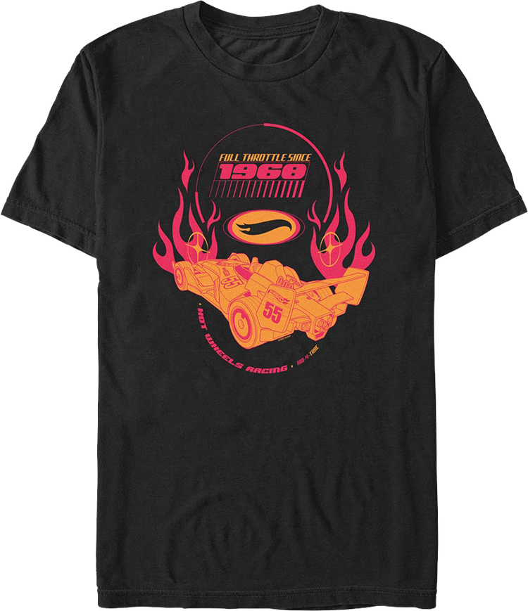 Full Throttle Since 1968 Hot Wheels T-Shirt