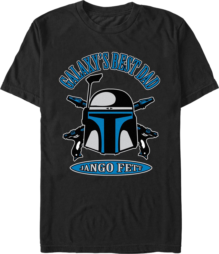 Galaxy's Best Dad Jango Fett Star Wars T-Shirt
