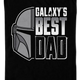 Galaxy's Best Dad The Mandalorian Star Wars T-Shirt thumbnail