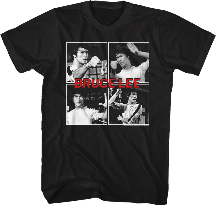 Game Of Death Collage Bruce Lee T-Shirt