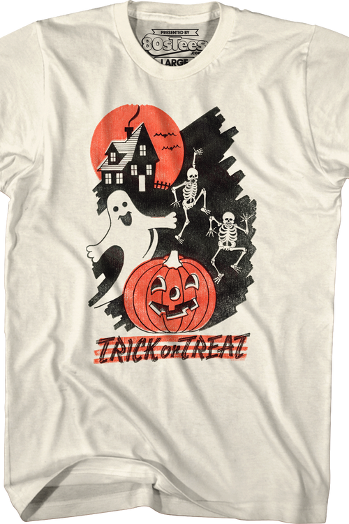 Ghost & Skeletons Trick Or Treat T-Shirt