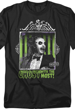 Ghost With The Most Framed Photo Beetlejuice T-Shirt