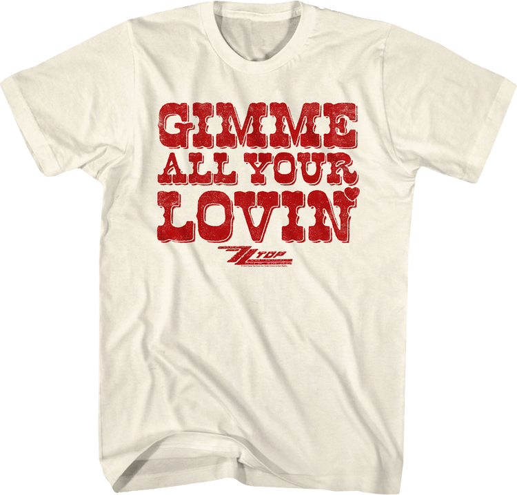 Gimme All Your Lovin' ZZ Top T-Shirt