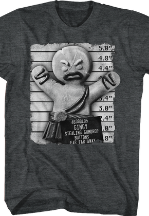 Gingerbread Mug Shot Shrek T-Shirt