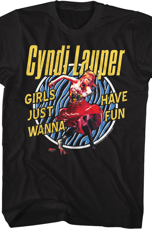 Girls Just Wanna Have Fun Cyndi Lauper T-Shirt