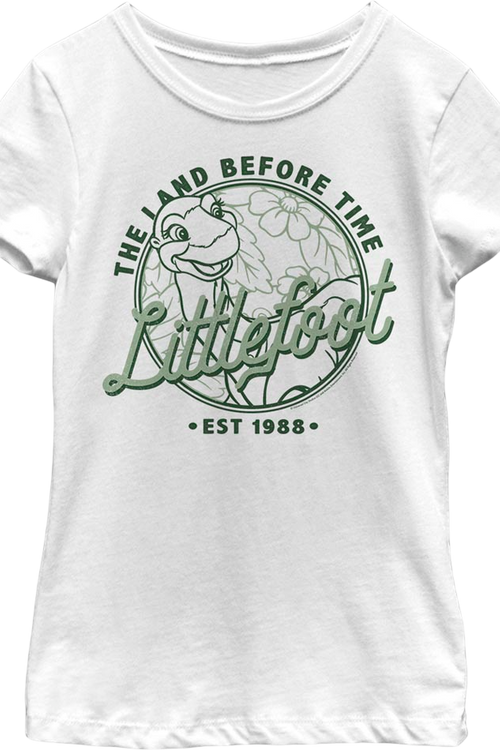 Girls Youth Littlefoot Est. 1988 Land Before Time Shirt