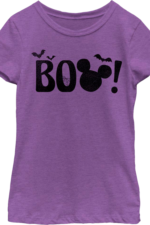 Girls Youth Mickey Mouse Boo Disney Shirt