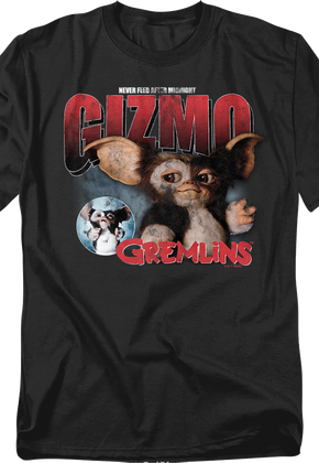 Gizmo Never Feed After Midnight Gremlins T-Shirt