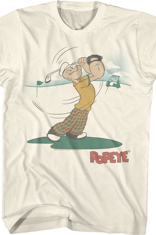 Golf Swing Popeye T-Shirt