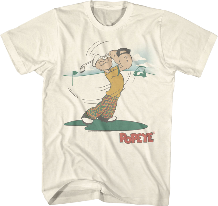 Golf Swing Popeye T-Shirt
