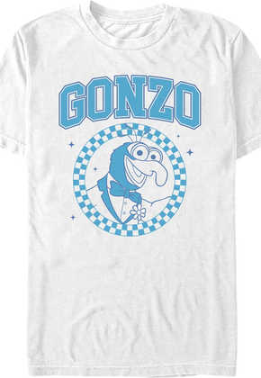 Gonzo Checkered Circle Muppets T-Shirt