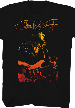 Gradient Autograph Stevie Ray Vaughan T-Shirt
