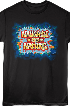 Graffiti Naughty By Nature T-Shirt