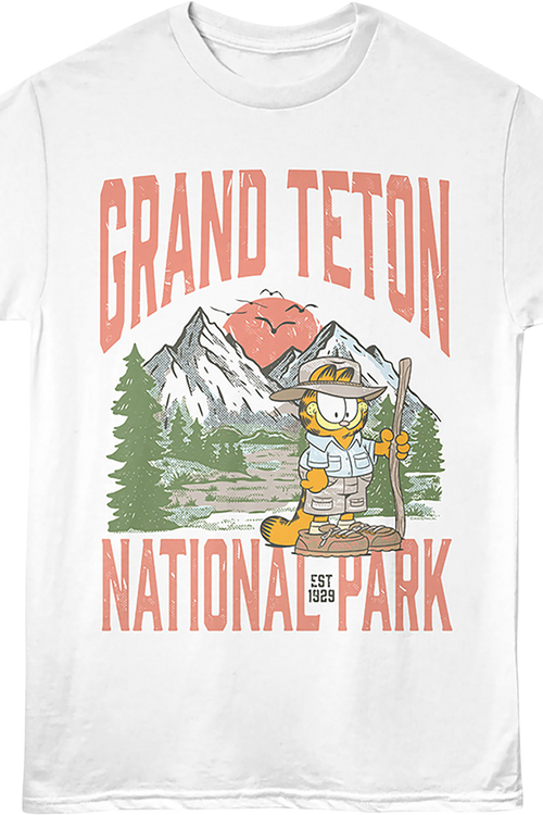 Grand Teton National Park Garfield T-Shirt