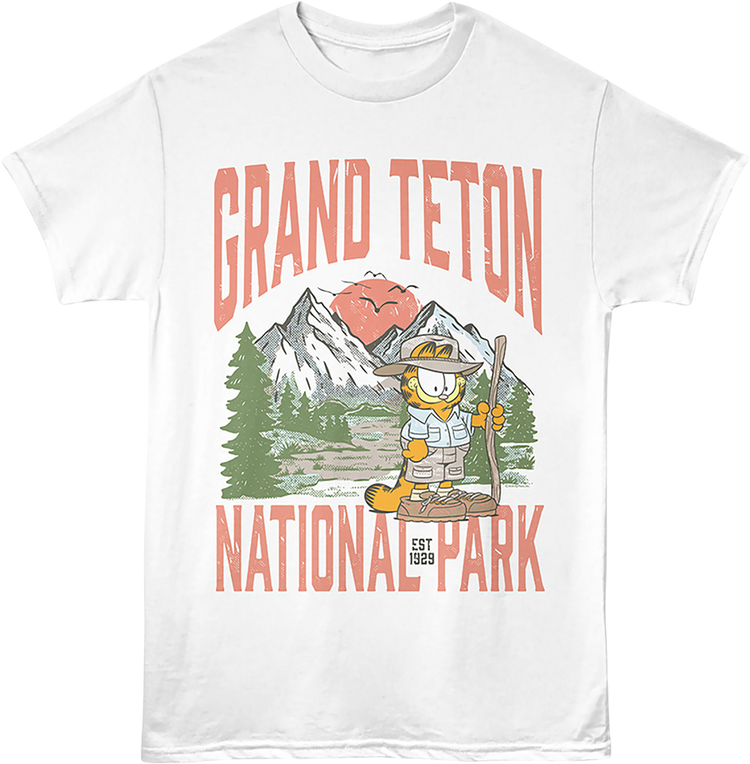 Grand Teton National Park Garfield T-Shirt