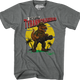 Graphite Heather Sexual Tyrannosaurus T-Shirt thumbnail