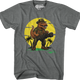 Graphite Heather Simple Sexual Tyrannosaurus T-Shirt thumbnail