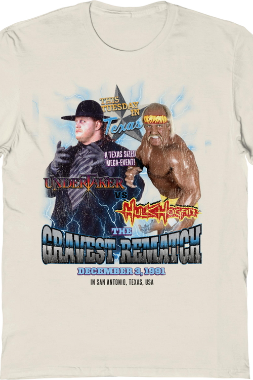 Gravest Rematch Undertaker vs. Hulk Hogan T-Shirt