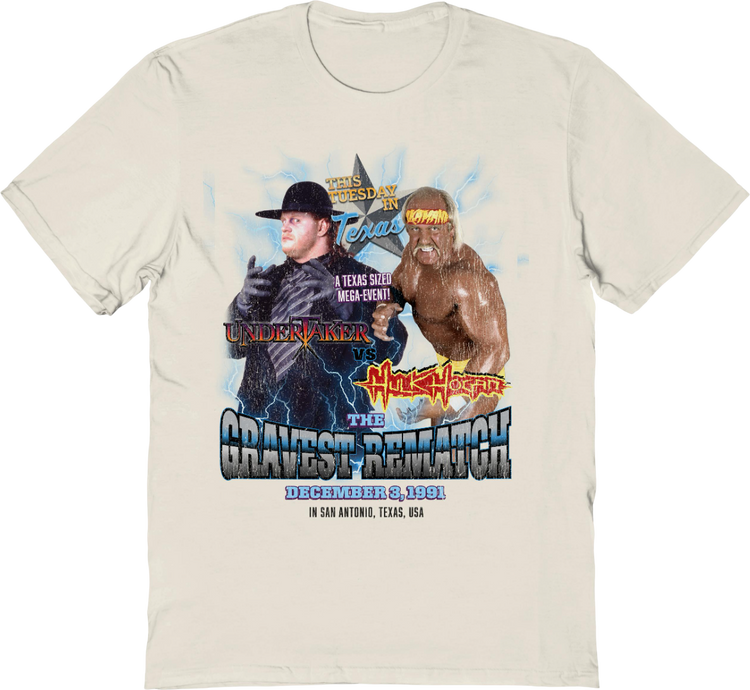 Gravest Rematch Undertaker vs. Hulk Hogan T-Shirt