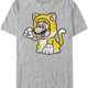 Gray Cat Mario Super Mario Bros. T-Shirt thumbnail
